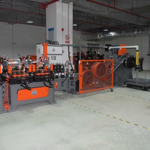 Four modules automatic strip edge trimming line for Deburring +chamfering +round edge 