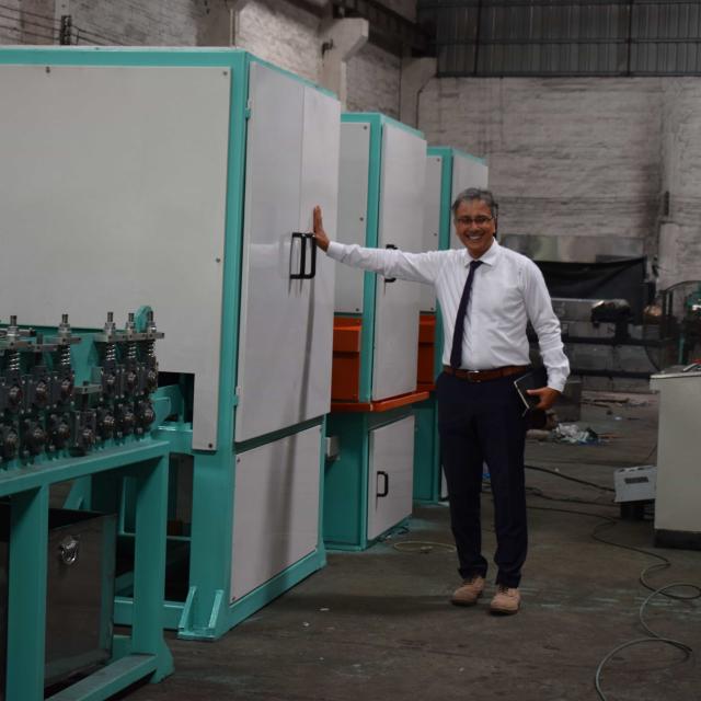 Turkey :500 type coil to coil polishing and grinding machine 