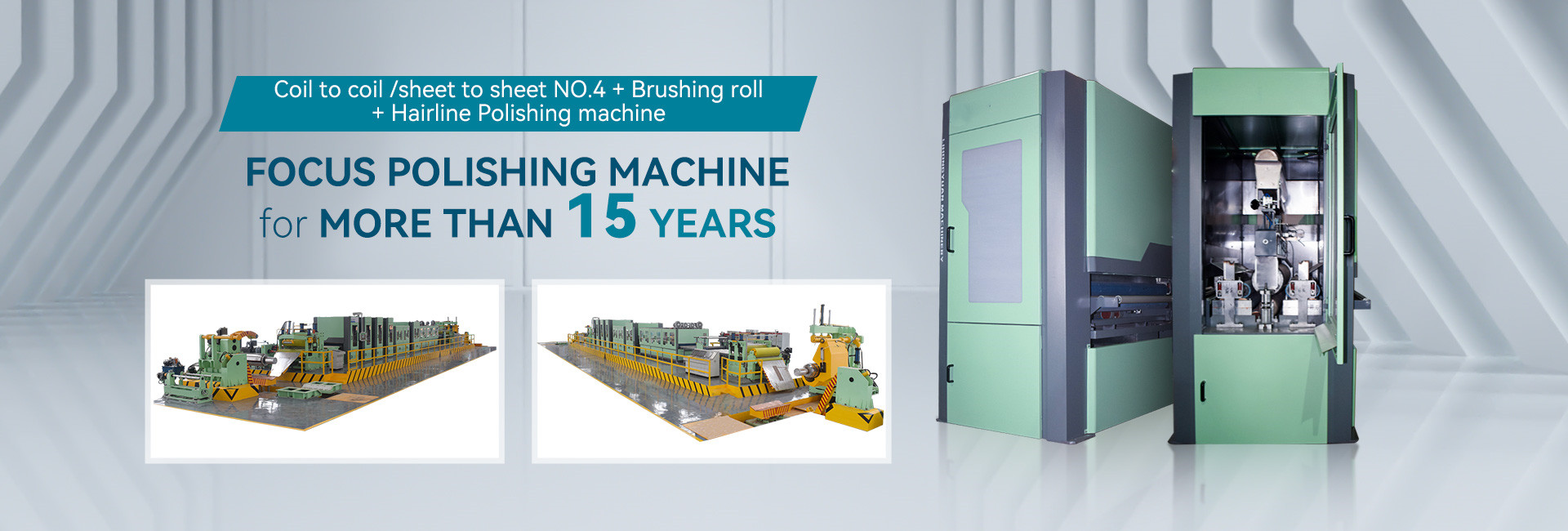 Coil to coil polishing and grinding machine