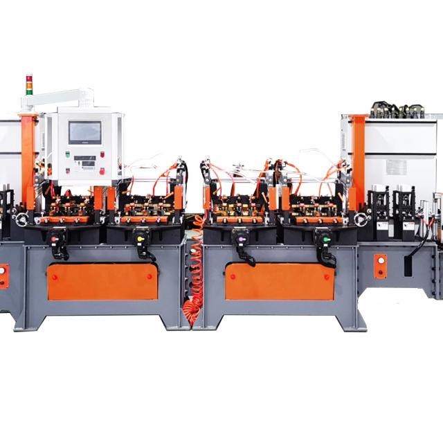  Four groups of automatic modular Strip edge trimming line with  Optical width monitoring and  polishing machine