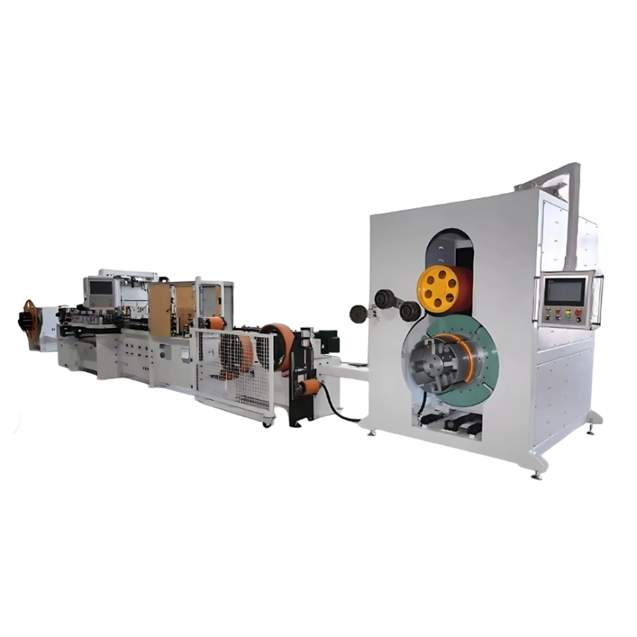 two-group automatic modular steel strip edge trimming machine line-with oscillating winder