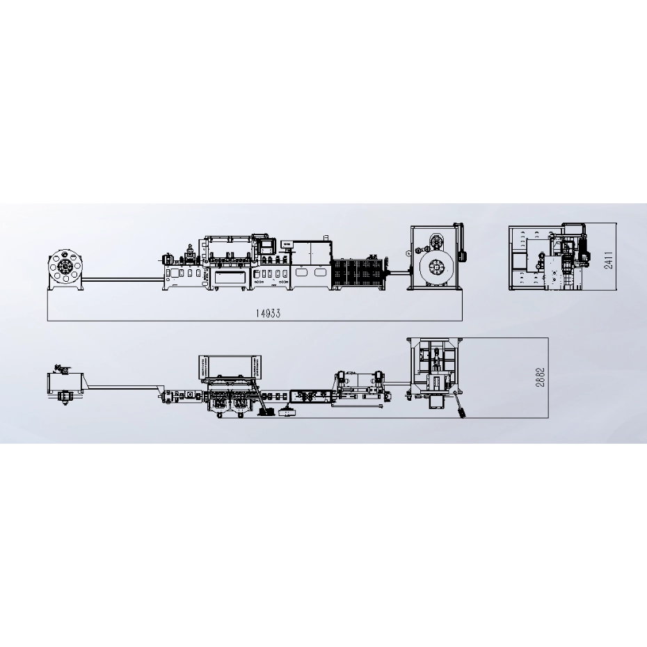 two-group automatic modular steel strip edge trimming machine line-with oscillating winder - Image 4