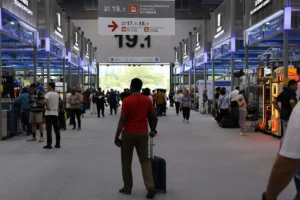 Processing machinery exhibition hall at the Canton Fair in Guangzhou
